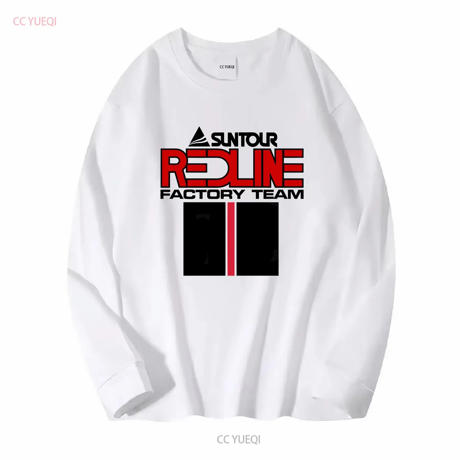 Redline Suntour Factory Team T Shirt old school bmx long or short sleeves vintage Washed graphic Unisex Stretched Slightly