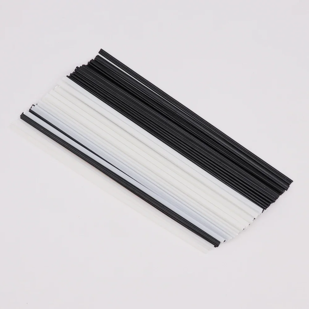 Black/White Length 25cm ABS Plastic Welding Rods for Car Bumper Repair Tools Hot Air Welder Machine Gun Synthetic Plastic Rod