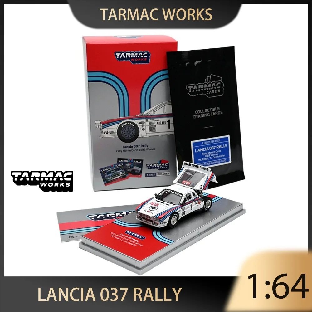 

Tarmac Works 1:64 Lancia 037 Rally Monte Carlo 1983 Winner Alloy Premium Diecast Vehicle Model