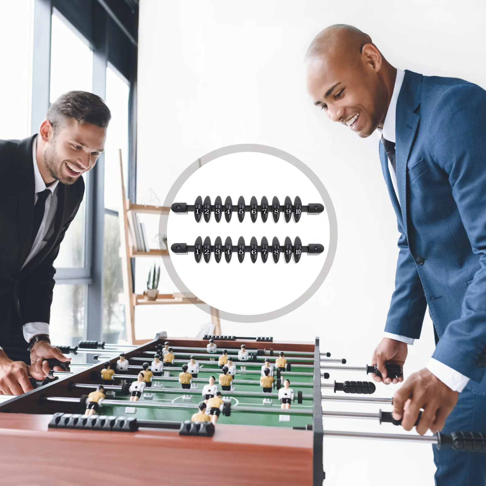 

2pcs Desktop Football Keeper Compact Soccer Indicator Professional Counter For Versatile Durable Sports