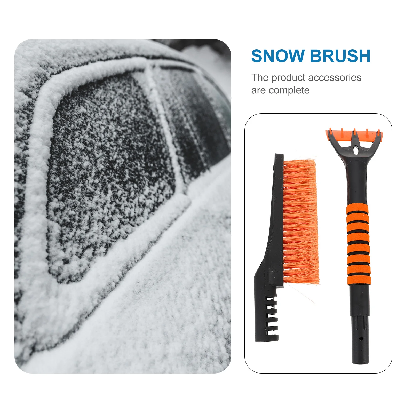 

Detachable Snow Brush Multi-Functional Ice Scraper Car Use Portable Telescopic Snow Scraper Brush Multi-Function Ice