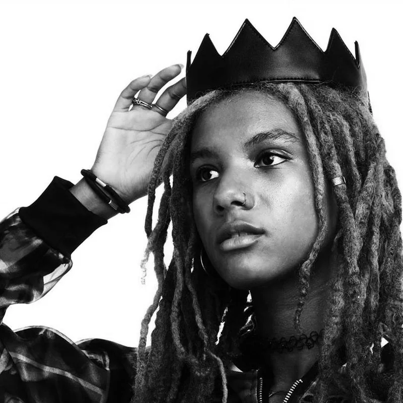 Mahkota Ikat Kepala Punk Gotik Abad Pertengahan Hiasan Kepala Kulit PU Dapat Disesuaikan Ornamen Rambut Aksesori Pesta Ulang Tahun Kostum Raja Ratu