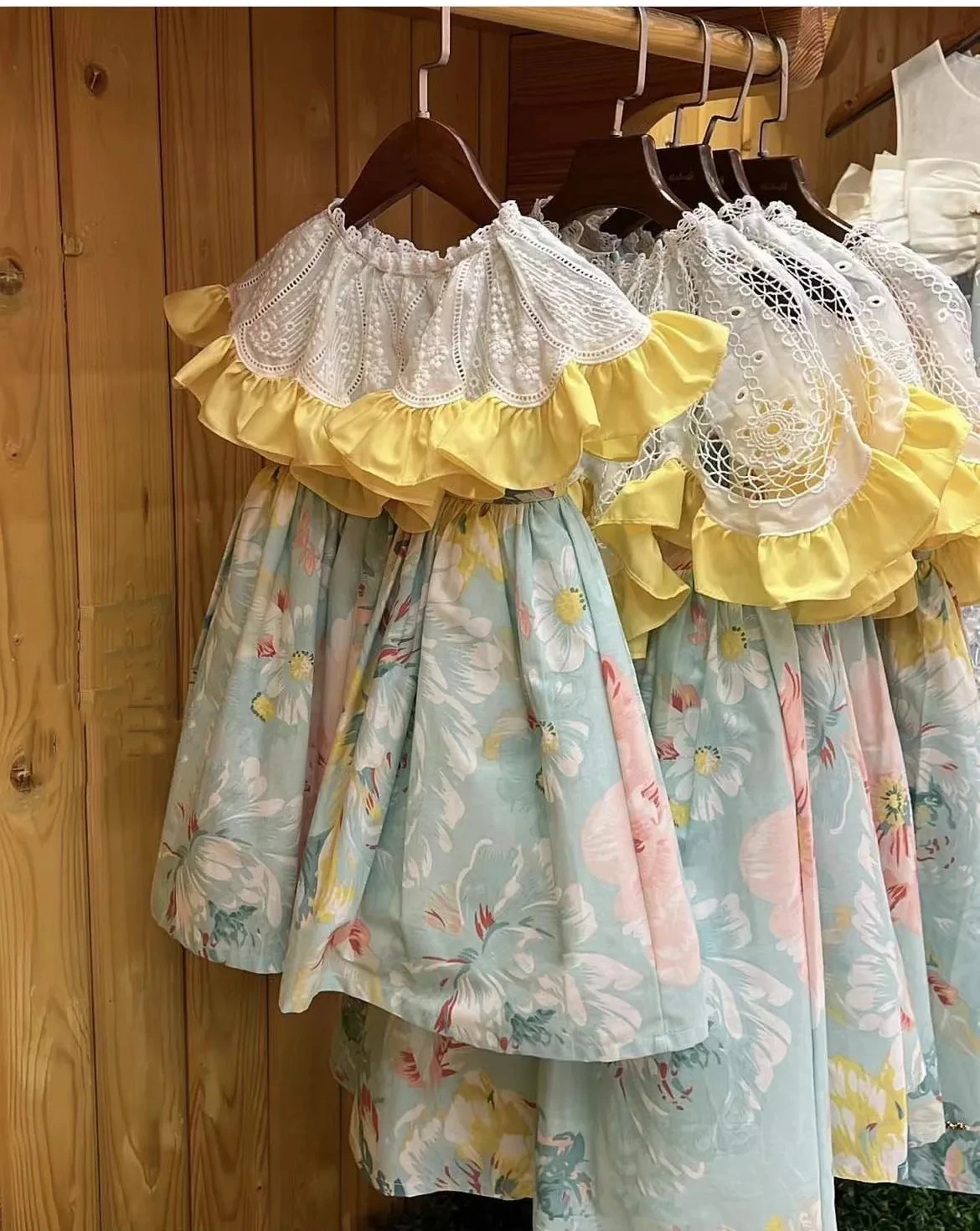 0-12-letnia dziewczynka letnia róża kwiatowy niebieski turecką suknia wieczorowa w stylu Vintage Lolita księżniczka na urodziny na co dzień Eid