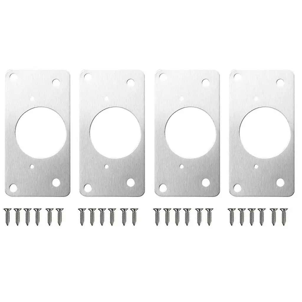 Window Repair for Door,Furniture with Screws Stainless Steel Hinge Repair Plate Hardware Tools Home Improvement Cabinet Hinges