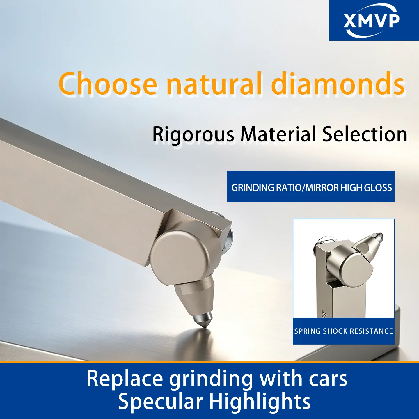 Upgraded Burnish Tools Mirror Surface Burnish Lathe Rolling Cutter Steering lever  natural Level of jewelry diamond R1.0 R1.5