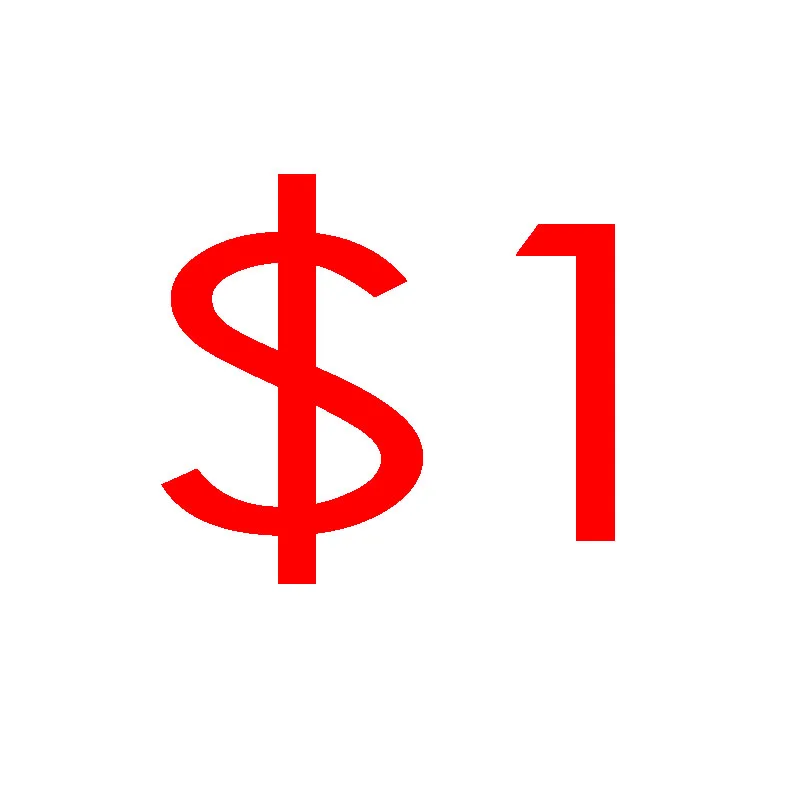 

Postage fee of 1 USD