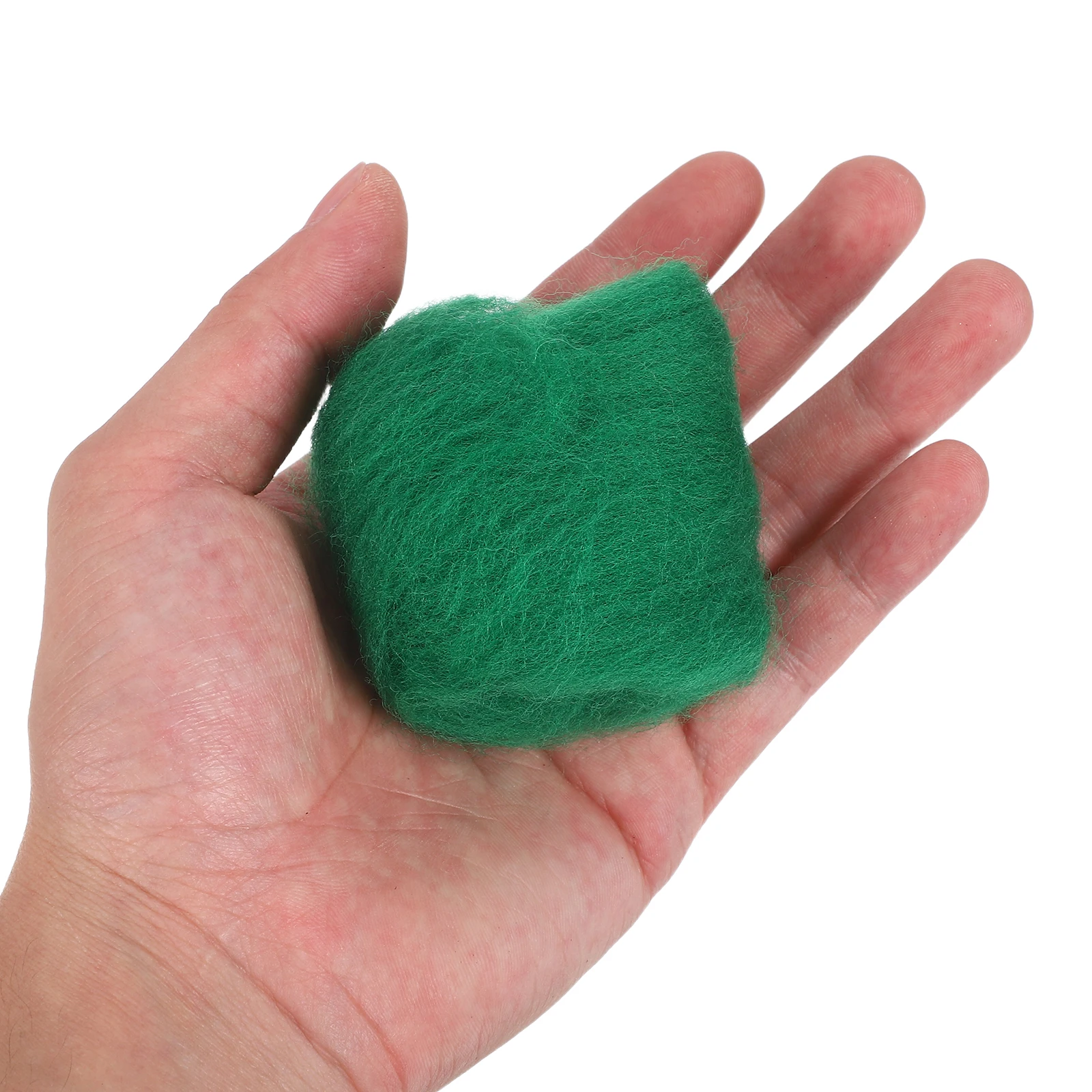 

50Pcs Needle Felting Wool Colored Roving Strips Soft DIY Craft Supplies for Beginners Yarn Weaving Accessories