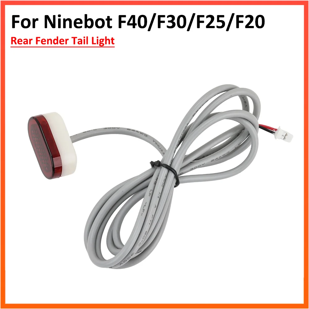 Heck kotflügel Rücklicht für Ninebot F20 F30 F40 Elektro roller Bremse Sicherheit LED Blinklicht Rücklicht Teile