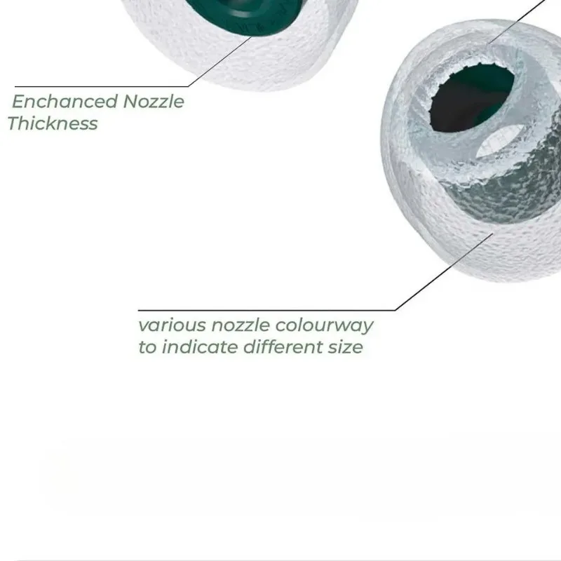 Oortelefoon Cover in-Ear Siliconen Oortelefoon Oordopjes 3/4Pairs Zacht Elastisch Geen Lekkage Geluidsreductie Oordopjes Hoofdtelefoon Accessoire