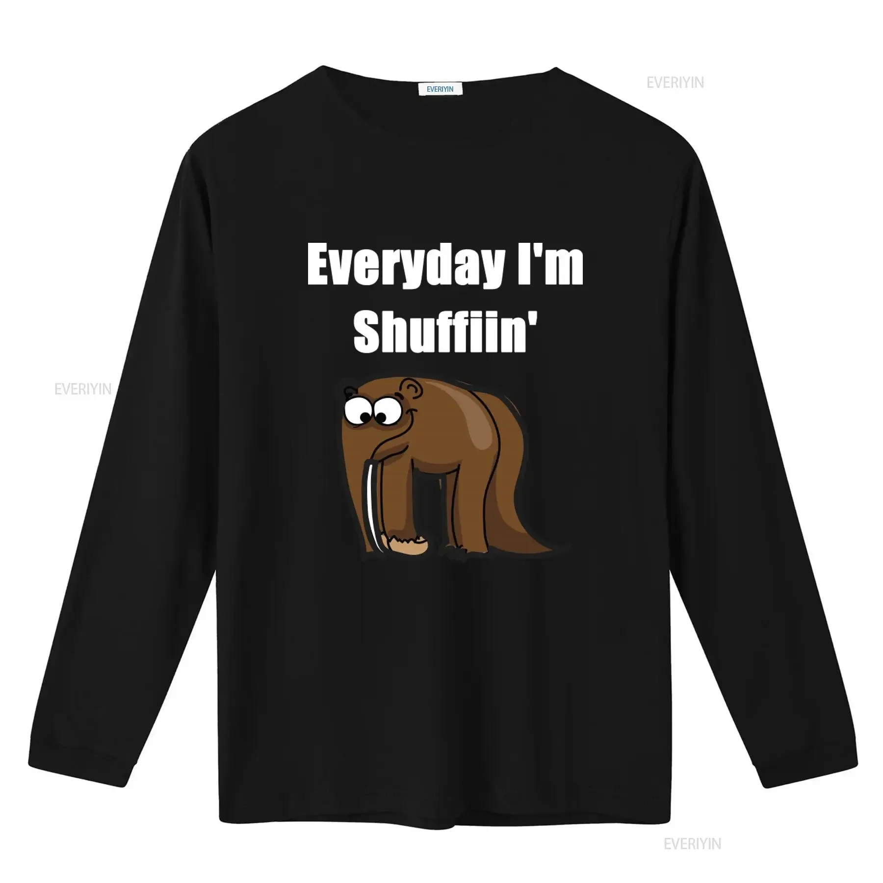 Everyday I'M Shufflin Classic T Shirt Funny Cartoon Lover  vintage Washed Versatile Stretched Slightly streetwear Casual