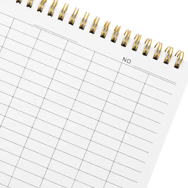 PP Cover Inventory Log Book Blank Lined Pages Stock Tracking Financial Ledger Accounting Notebook Record Keeping Book for Office 5