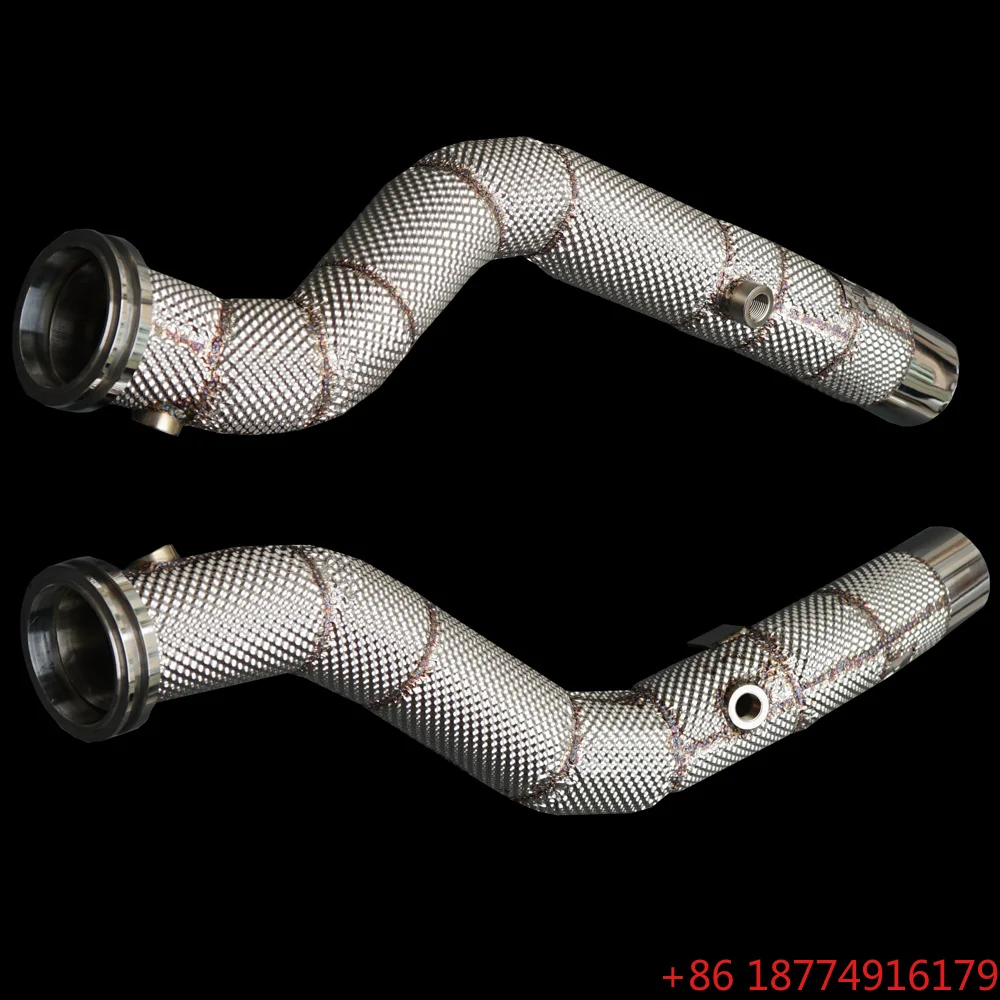 

OEM High Performance Heat Shield Downpipe for Levante/quattroporte/3.0t SS304 Free Flow Super Race Car Downpipe