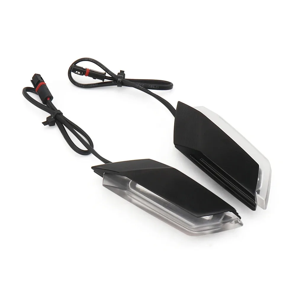

Motorcycle Black Front LED Turn Signals Indicator Flashing Light For BMW S1000RR 2020-2024