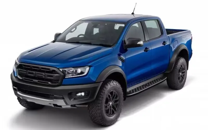 Hanssentune 4X4 1 Pc Matte Black Gas Tank Cover ABS Plastic Tank Cap For FORD RANGER RAPTOR