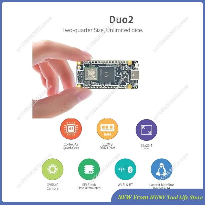 Placa de desarrollo Nanopi DUO2 512M RAM Allwinner H3 Cortex-A7 Wifi módulo Bluetooth nuevo