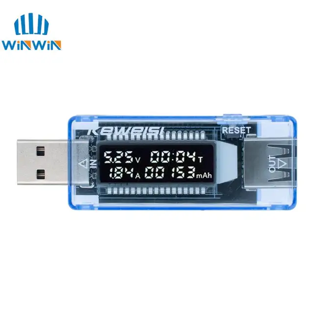 Mierniki napięcia Prąd Napięcie Pojemność Tester akumulatora USB Volt Prąd Napięcie Doktor Ładowarka Tester pojemności Miernik Power Bank