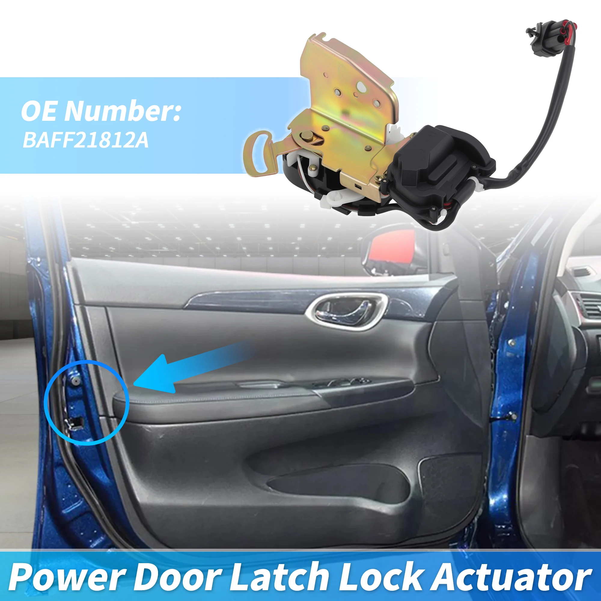 UXCELL BAFF21812A Power Door Lock Latch Actuator for Ford Falcon 98-10