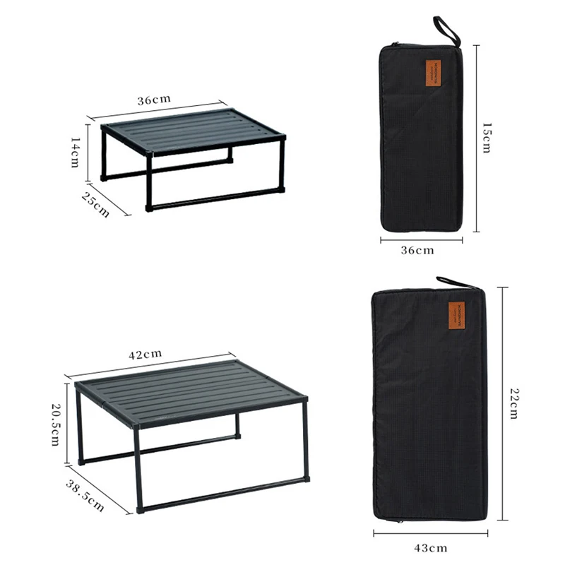 Portable Lightweight Modern Aluminum Folding Outdoor Table with Windshield for Camping, Picnic,Home and Kitchen Fast Delivery
