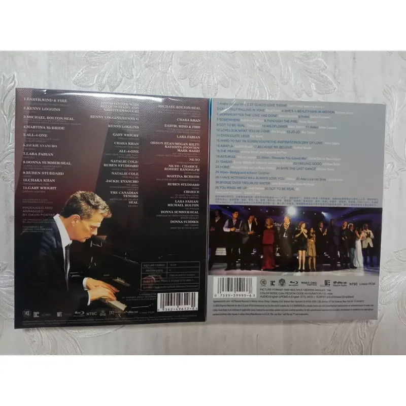 Blu-ray David Foster Sparkle of the Stars Concert Live Performance Music Video Disc