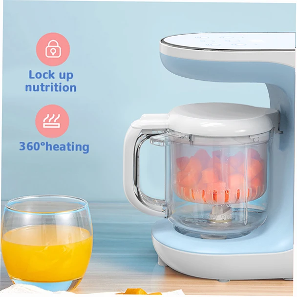 Multifunctional Multifunctional Infant Food Auxiliary Machine Baby Food Maker Cooking Stirring Integrated Food Machine EU Plug