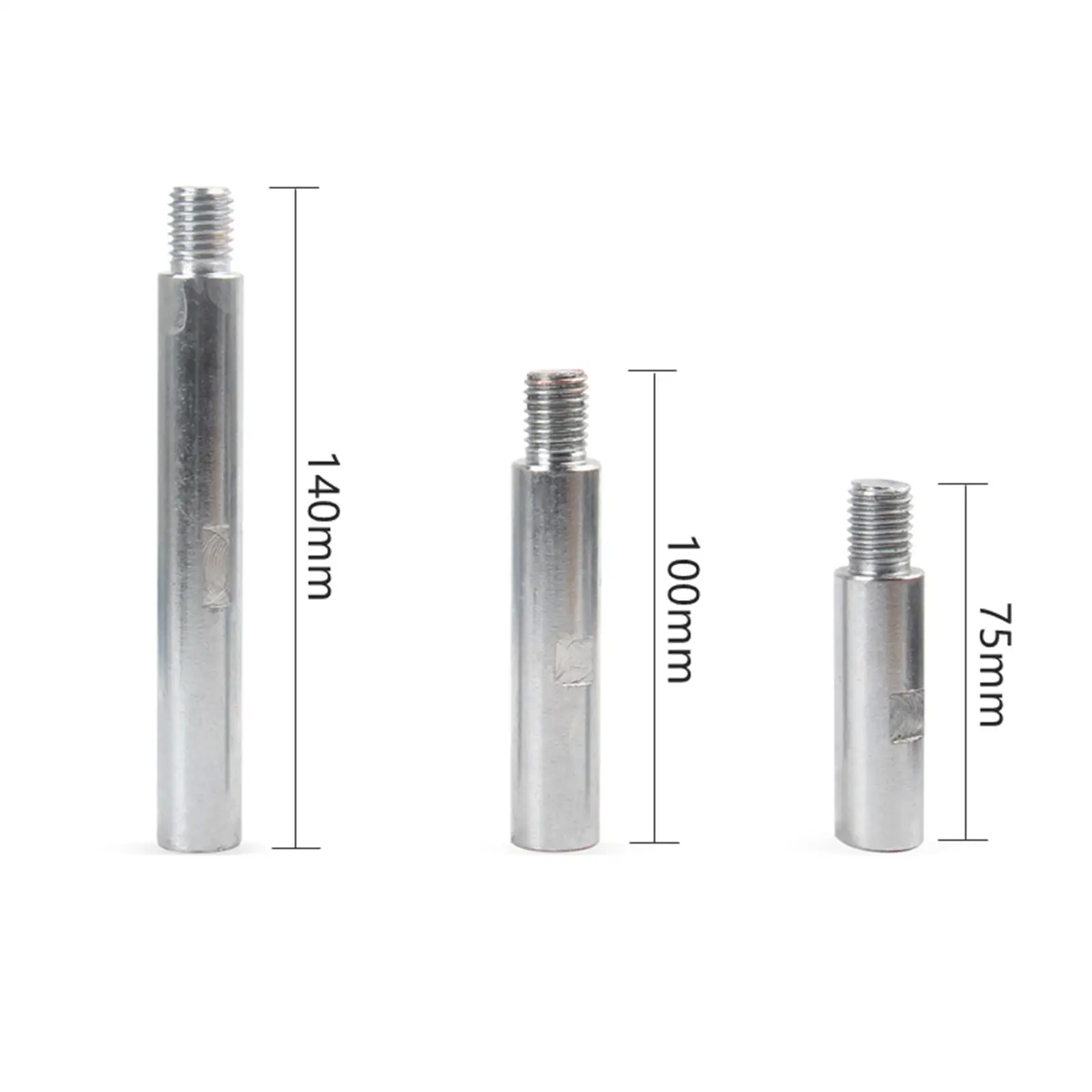 

3Pcs Extension Shaft Accessories Polisher M14 for Car Wash