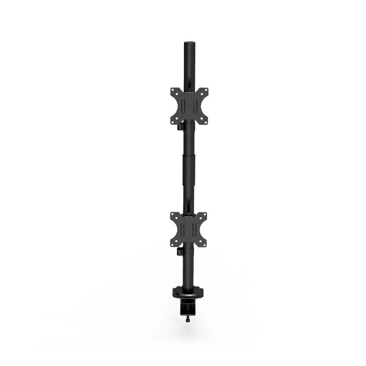2026 Factory Direct Full Steel Adjustable Dual Display Desktop Mount Bracket