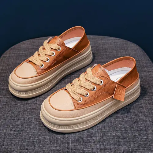 2025 New Women Sneakers Platform Walking Shoes Women Fashion Lace Up Running Shoes High Quality Comfortable Women Running Shoes - Image 4