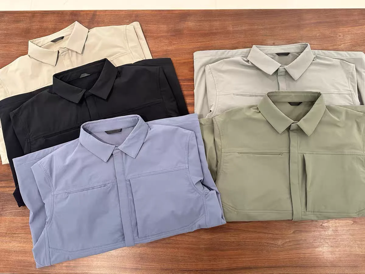 

Мужская рубашка-куртка Cronin свободного кроя с воротником, мягкая, водонепроницаемая, прочная, молодежная, модная, для города, повседневная, рабочая, однотонная