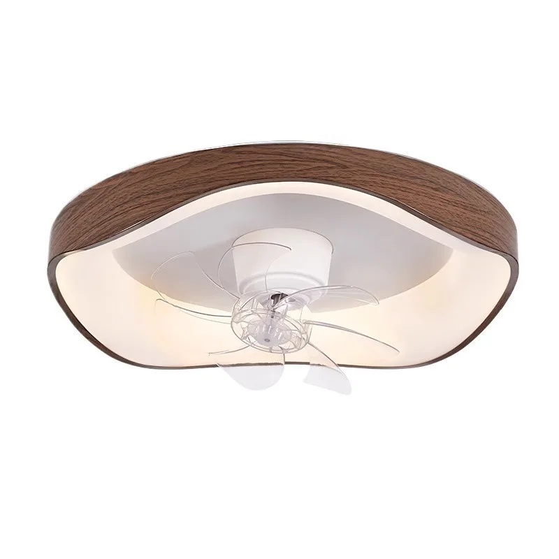 Creative Minimalist Cream Wind Ceiling Fan Light Bedroom Eye Protection Ceiling Light Fan Light