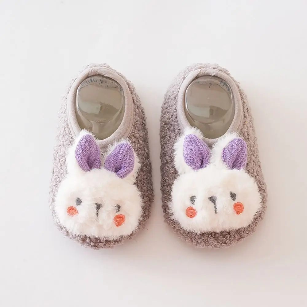 Baby Socks Winter Baby Boy Girl Booties Fluff Soft Toddler Shoes First Walkers Anti-slip Warm Newborn Infant Crib Shoes Moccasin