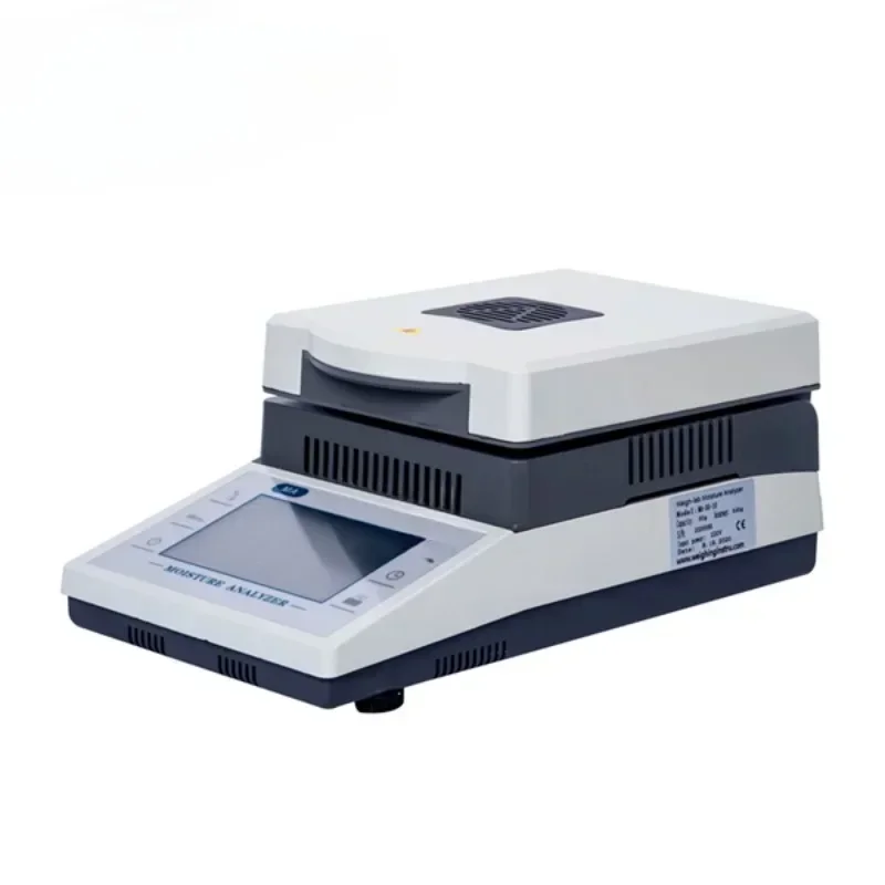 

High Precision 110g Soil Humidity Content Rapid Sand Halogen Heating Moisture Weight Balance Corn Soil Rice Moisture Analyzer Ho