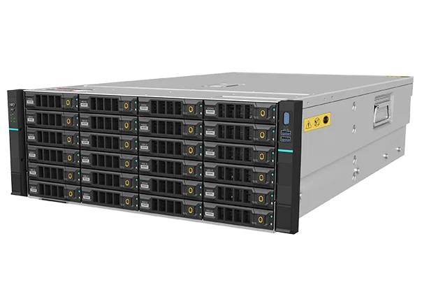 Robustes 4U-Hot-Swap-Servergehäuse mit 24 Halterungen |   Backplanes für SAS/SATA-Festplatten |   Für GPUs und Lagersysteme