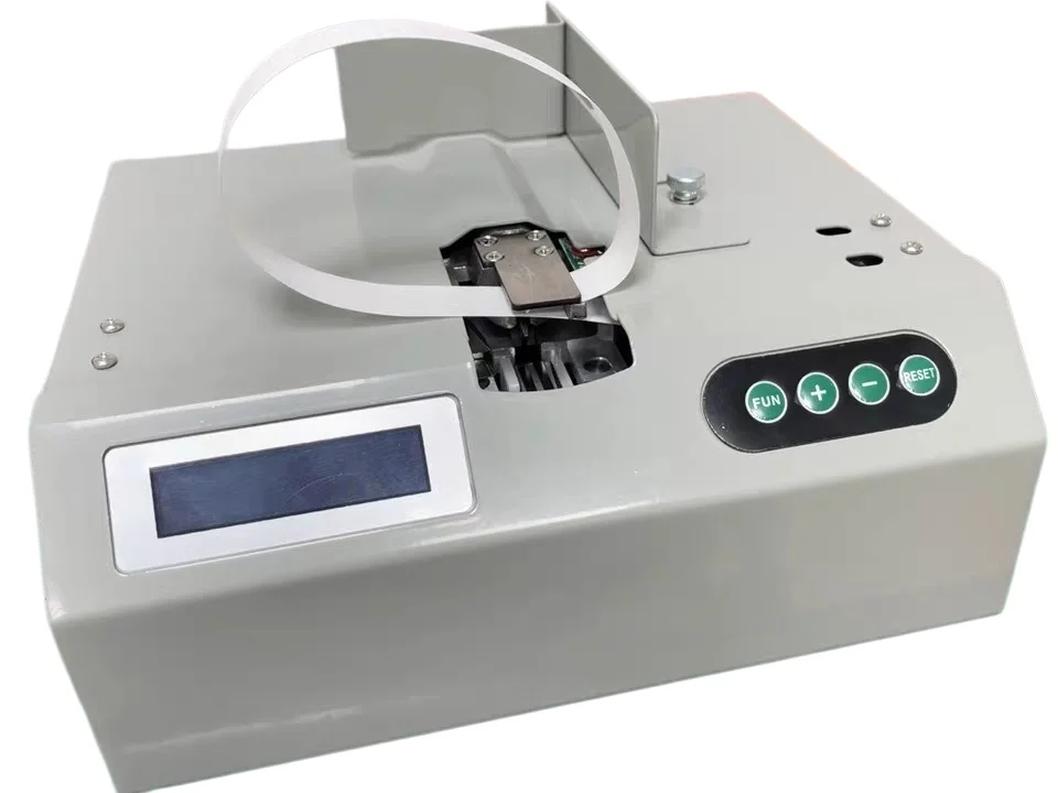 Customized Desktop Automatic Paper Tape Strapping Machine Motor Microcomputer Controlled Adjustable Temperature 110V/220V 1 Year