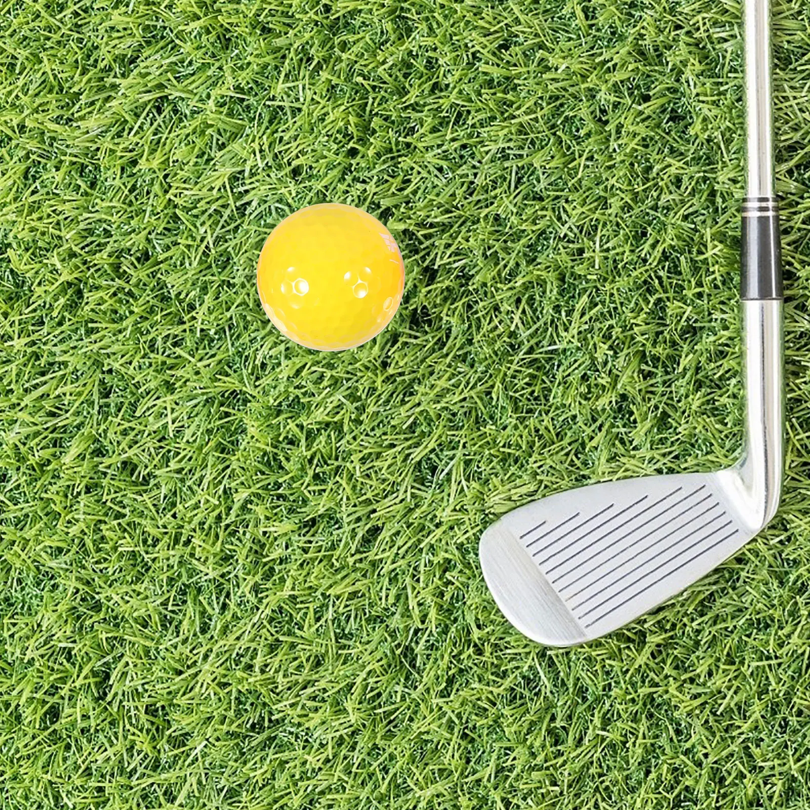 

5Pcs Colorful Golf Rainbow Balls Synthetic Rubber Soft Light Flexible Safe for Beginners Training Practice Sports Exercise