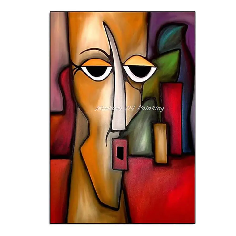 

Mintura Hand-Painted Handmade Oil Paintings on Canvas,The Abstraction Picture Modern Wall Art for Living Room Home Decor Artwork