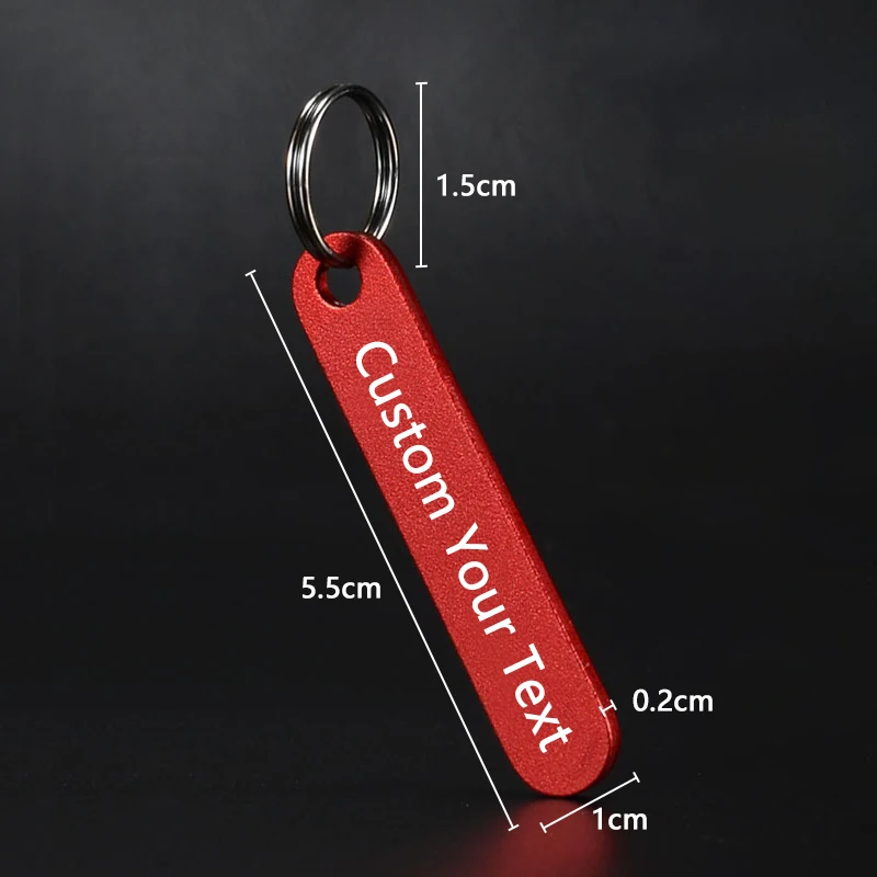 1PC パーソナライズされたステンレス鋼キーホルダーカスタム名/電話/ロゴレーザー彫刻ギフト女性 & 男性車のキーリング耐久性のあるギフト