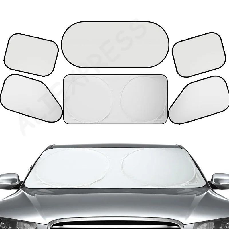 

Car Sunshade Covers Cover Universal Windscreen Folding Visor Reflector Windshield Auto Window Sun Shade Protector Accessories
