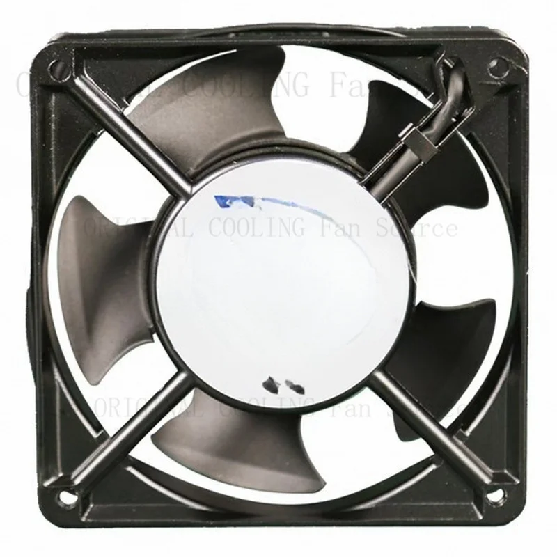 H  1 pcs  FOR YINUO Fan YN12038HBL-2  AC220V 12038 12cm 2 wire aluminum frame fan *ty