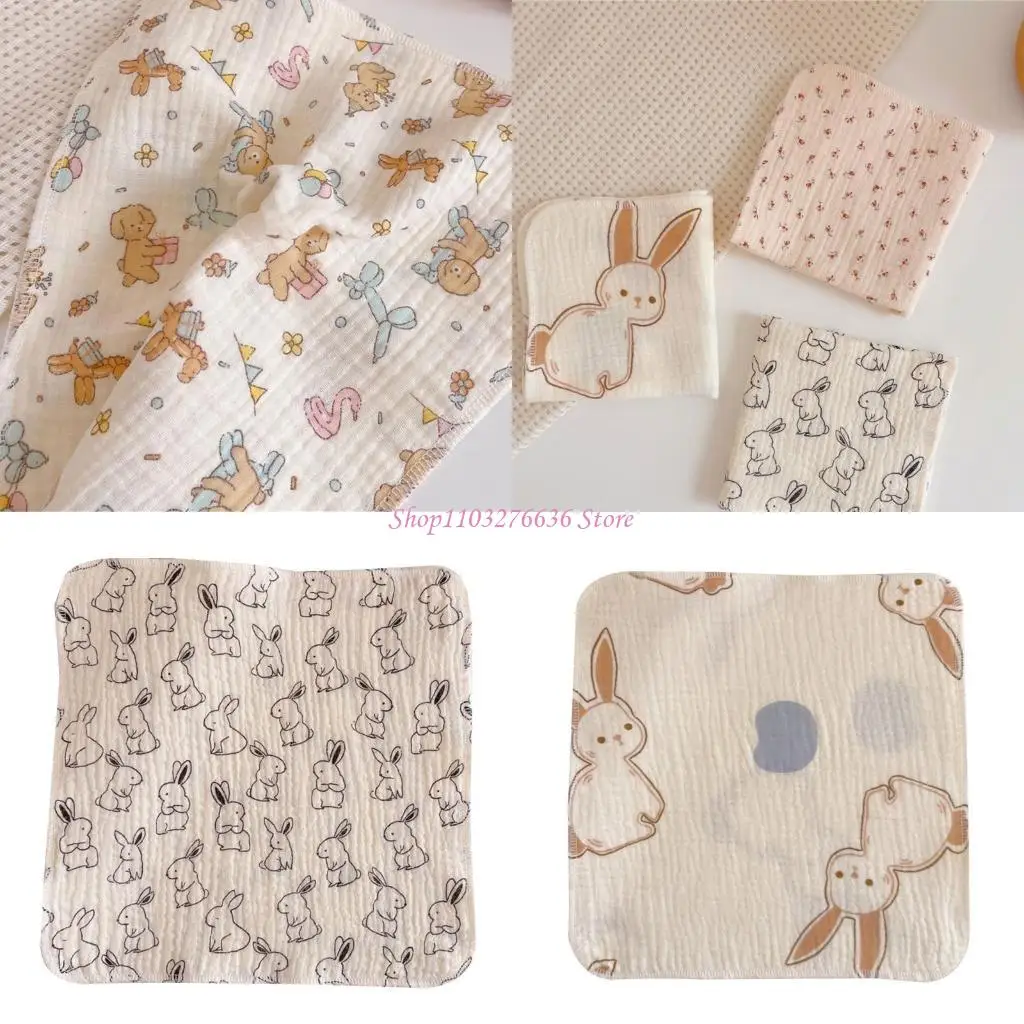 

R6FD Multi-Pattern Baby Washloth Cloth Мягкая многоразовая новенца полотенце полотенце хлопковые детские салфетки
