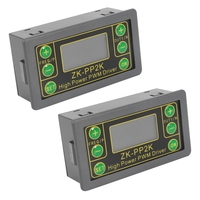 2X ZK-PP2K PWM DC 3.3-30V 12V 24V Motor Speed Controller Regulator 8A 150W Adjustable CNIM Hot