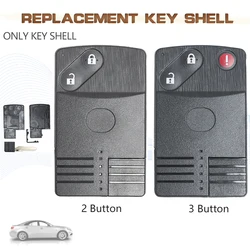 KEYECU for Mazda 5 6 CX-7 CX-9 RX8 Miata MX5 2/3 Buttons Smart Remote Key Card Shell Case Fob 2007 2008 2009