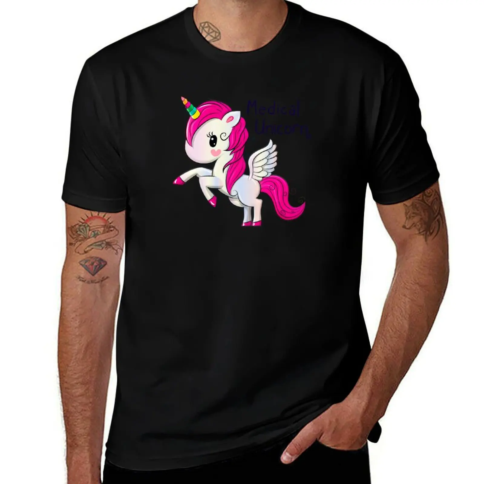 

Medical Unicorn T-Shirt man t shirt heavy cotton mens graphic t shirts t shirts for man pack white T-shirt