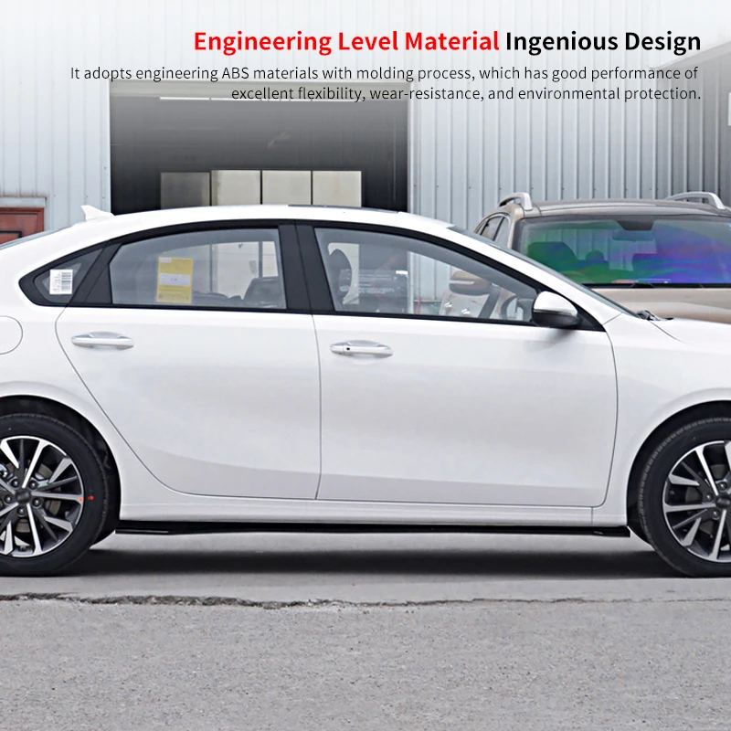 

For Kia K3 2014-2023 Accessories For Vehicles Side Skirts Extension Rocker Panels Lip Wing Splitters on Bumper Car Styling