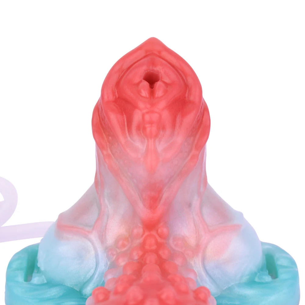 SHAZ Smerigliatrice di simulazione del silicone del vibratore senza fili con la funzione di schizzi Giocattolo del sesso del piacere di stimolazione vaginale per le donne 18+