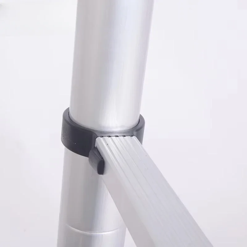 Compact Movable Aluminum Alloy Telescopic Ladder Industrial Design Style EN131 Certified Folding Ladders Household Outdoor Use
