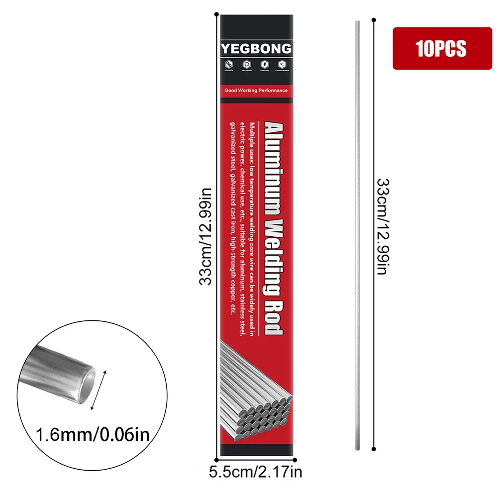 Varilla de soldadura de Metal sin necesidad de polvo de soldadura, soldadura de aluminio de 1,6/2MM, baja temperatura, suministros de soldadura