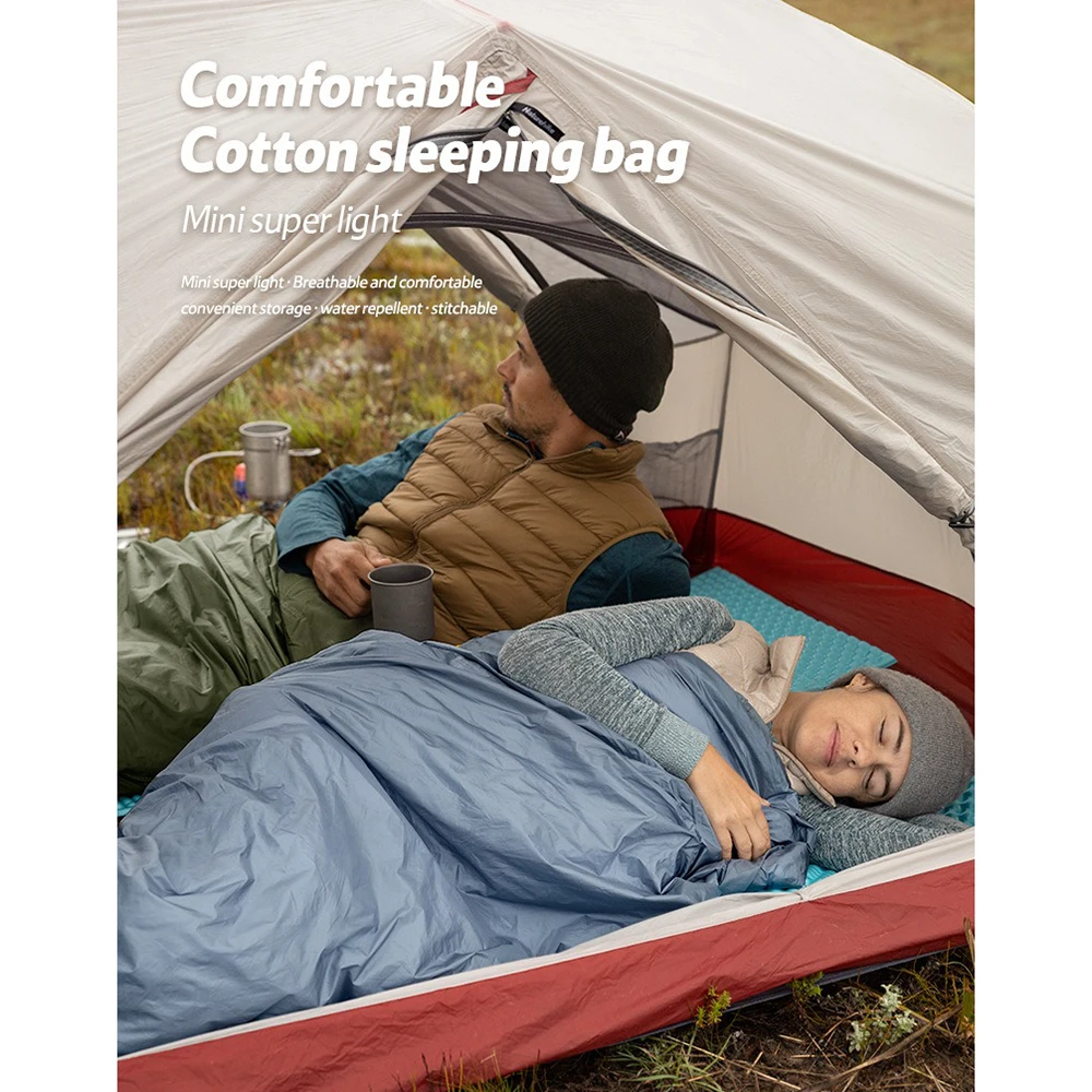 

Camping Lightweight Sleeping Bag - Ultralight Envelope Backpacking Portable Comfortable Compression Sack for Camping Traveling