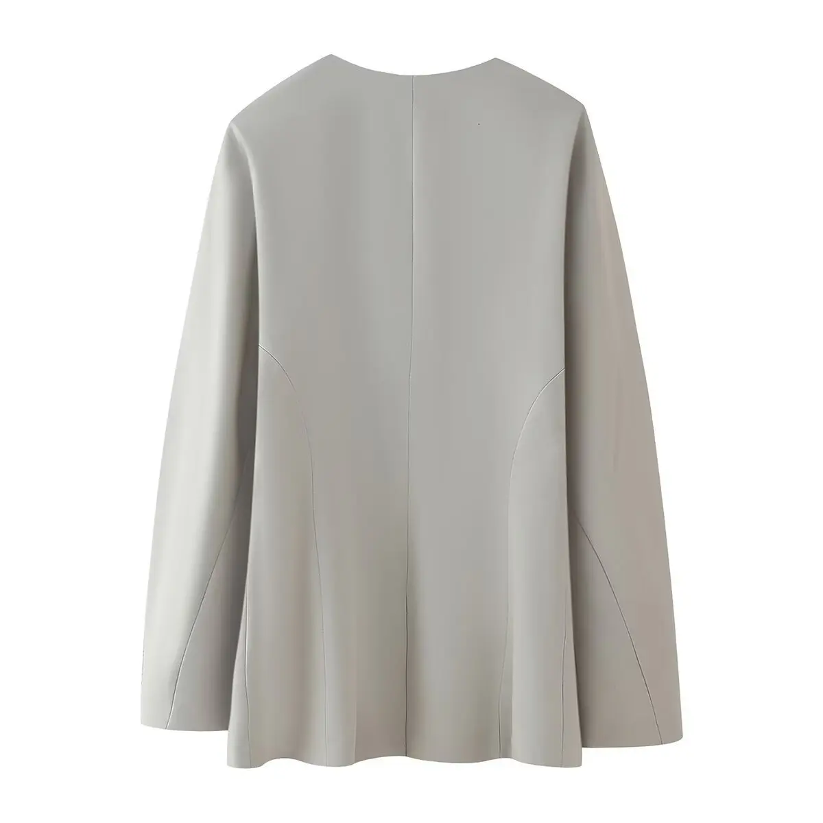 Winter damesmode colbert ronde schouder taille-geknikte Europese Amerikaanse stijl streetwear