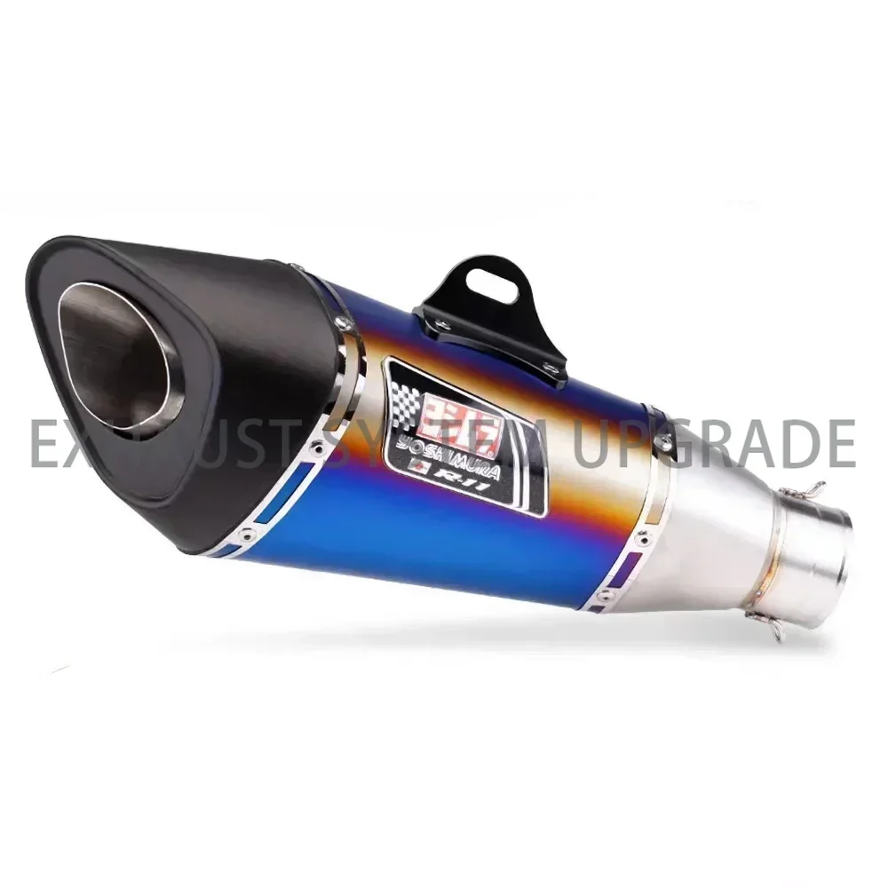 51mm MT07 R3 Z900 CBR500R GSXR750 RC390 ER6N CBR250R CM500 CB400 S1000RR Inlet Universal Motorcycle Exhaust Muffler DB Killer