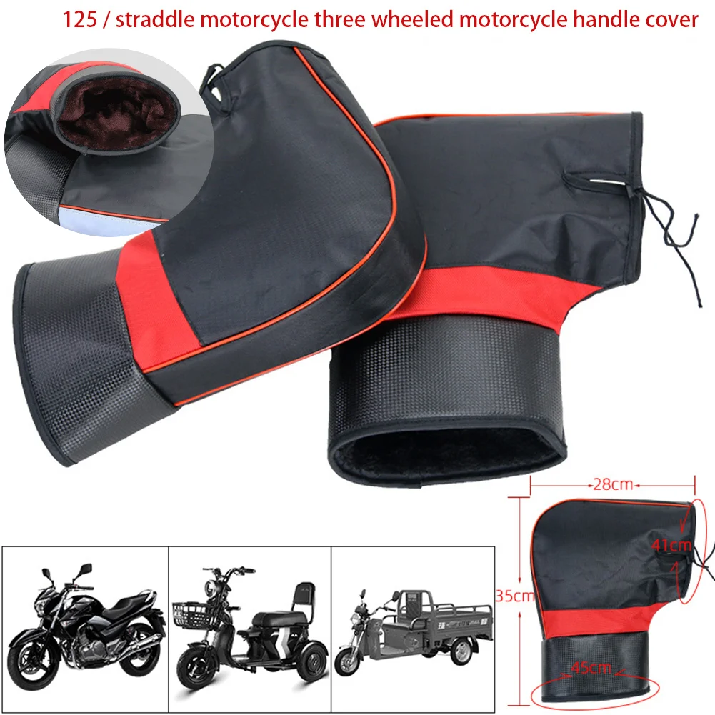 

Motorcycle Handlebar Muffs Winter Equipment Mitts Warmer Gloves Waterproof Handmuffs Bicycle Handle Cover Hand Covers Warmers